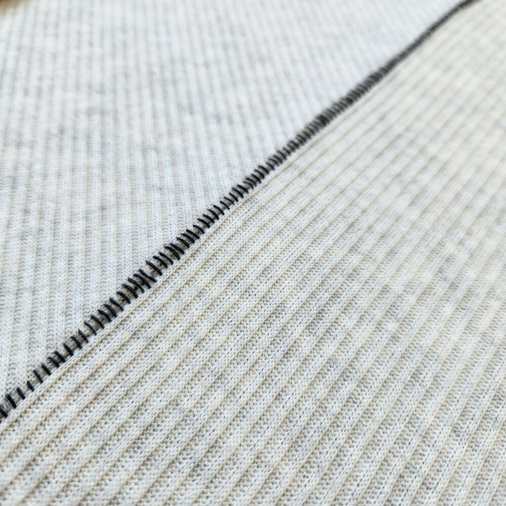 Rag & Bone The Knit Ribbed Dress Long Sleeve Grey Cute Soft Sporty Comfy Small - Picture 5 of 9